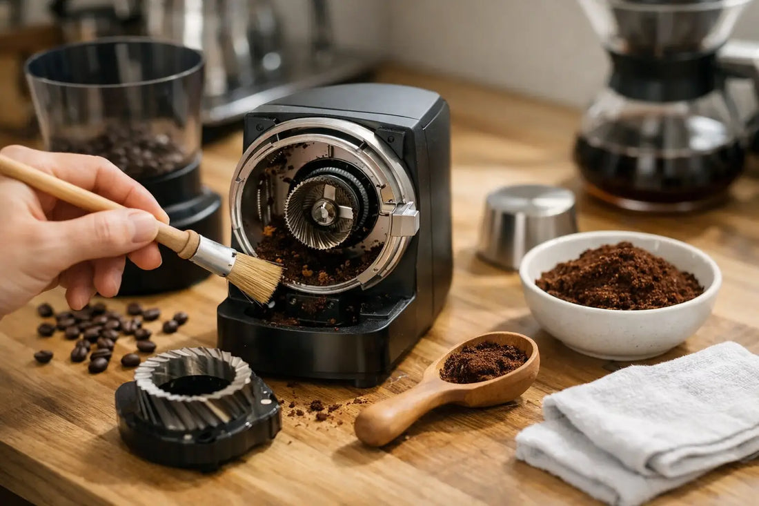 How to Clean a Coffee Grinder the Right Way